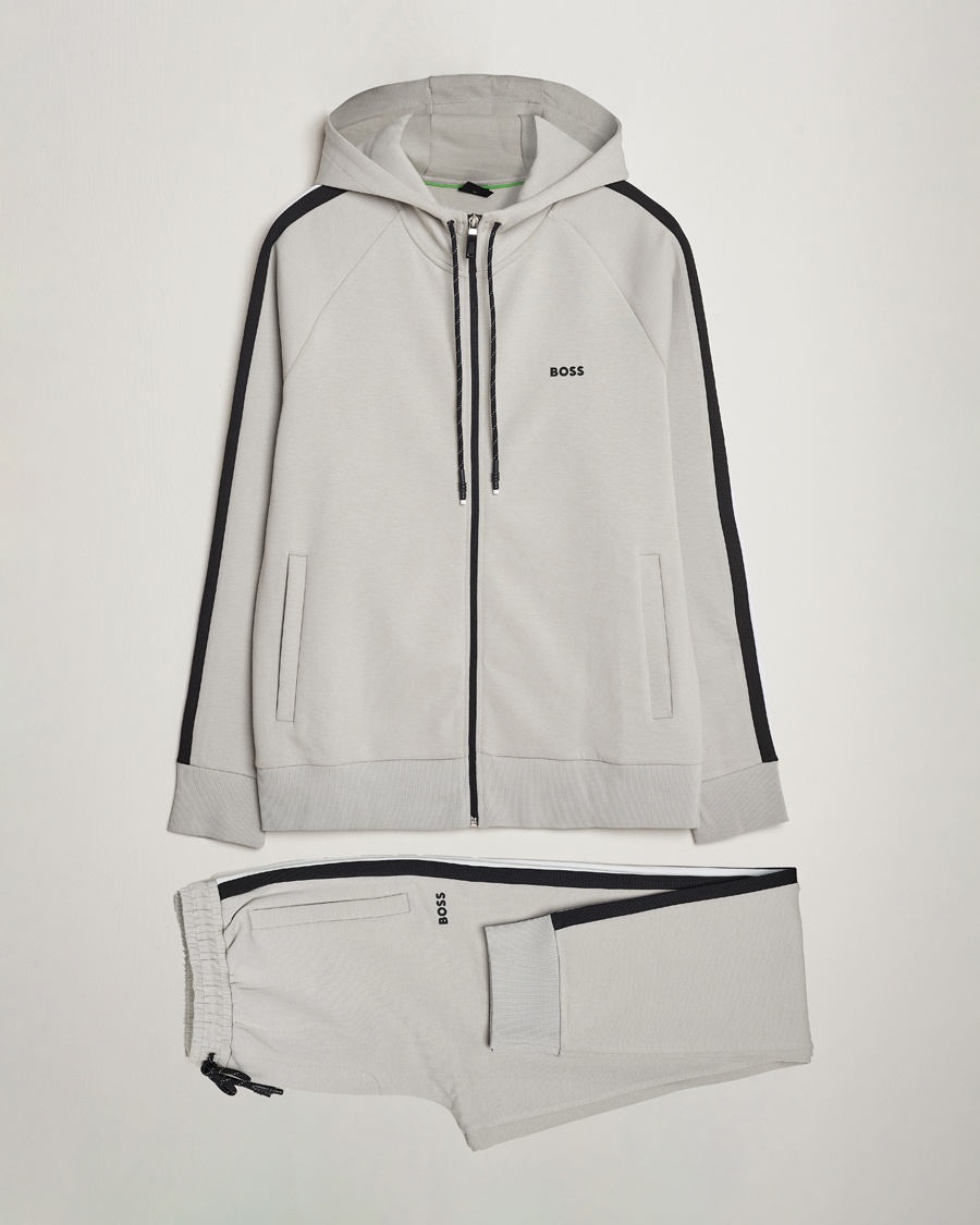 Herre | BOSS GREEN | BOSS GREEN | Tracksuit Set Open Grey