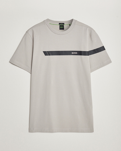 Herre | BOSS GREEN | BOSS GREEN | Logo Crew Neck T-Shirt Open Grey