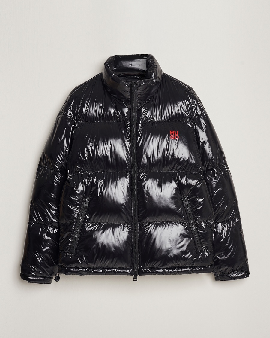 Herre | HUGO | HUGO | Biron Glossy Down Jacket Black