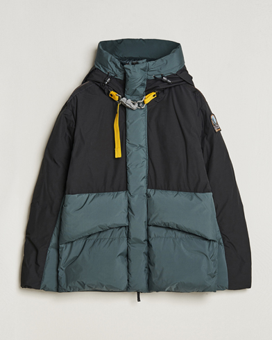 Herre | Parajumpers | Parajumpers | Ronin Foul Weather Down Parka Black/Green Gables