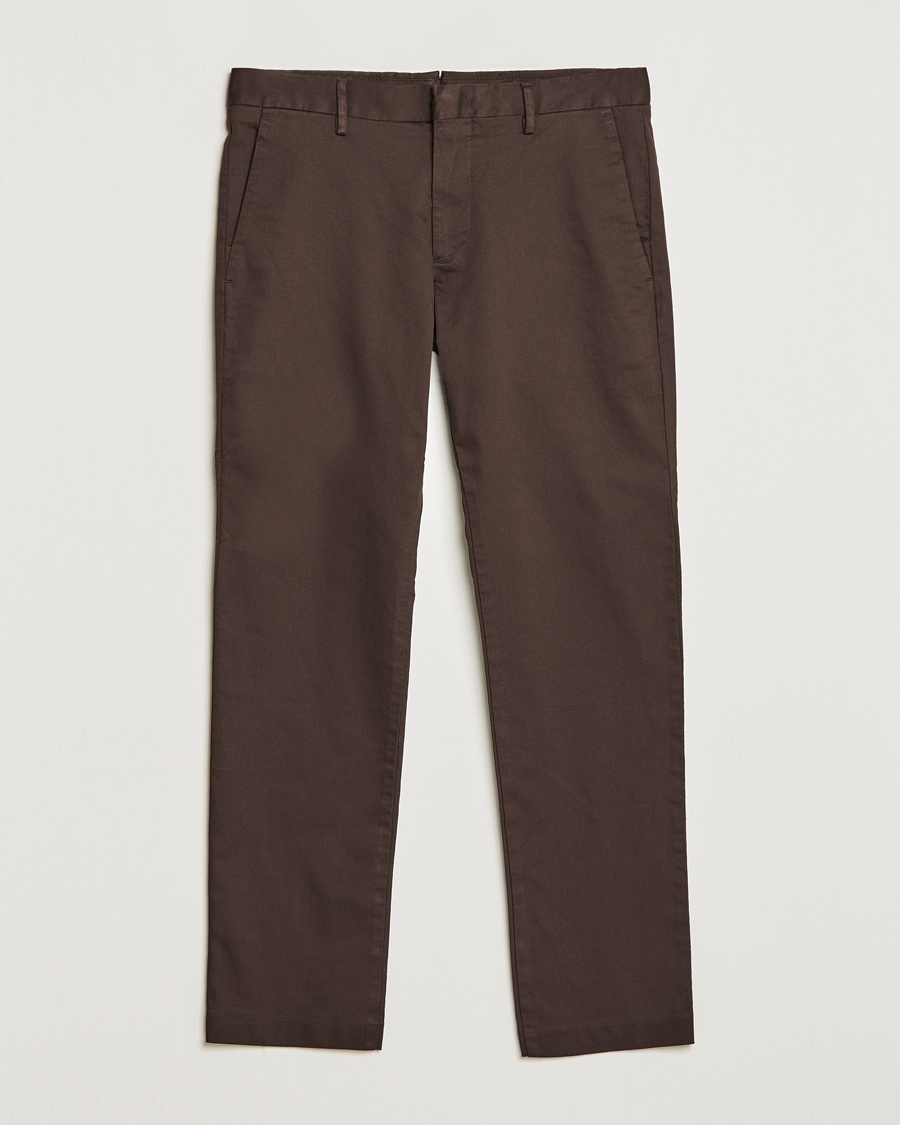 NN07 Theo Regular Fit Chinos Demitasse Brown – Brun