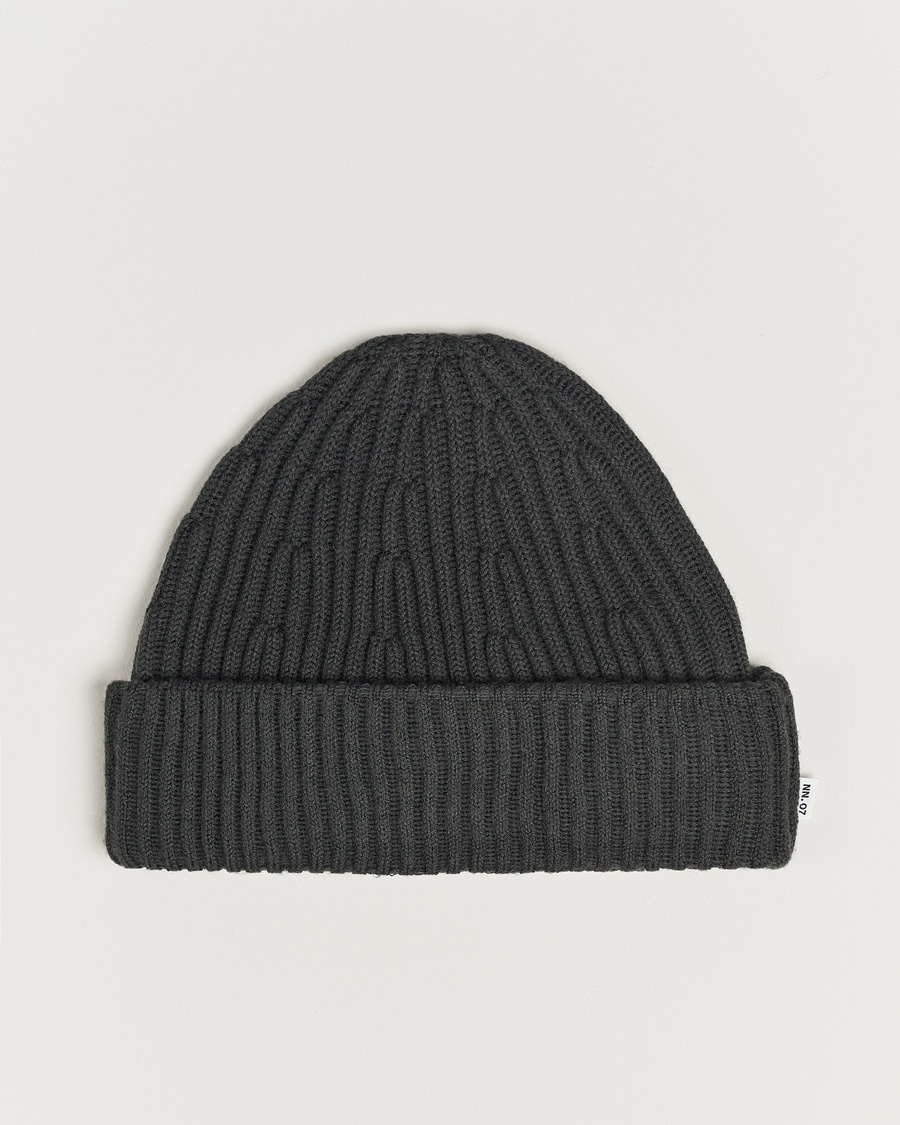 NN07 NN07Wool Rib HatDark Army – Grønn