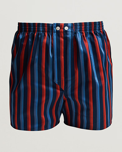 Herre | Derek Rose | Derek Rose | Classic Fit Striped Cotton Boxer Shorts Multi