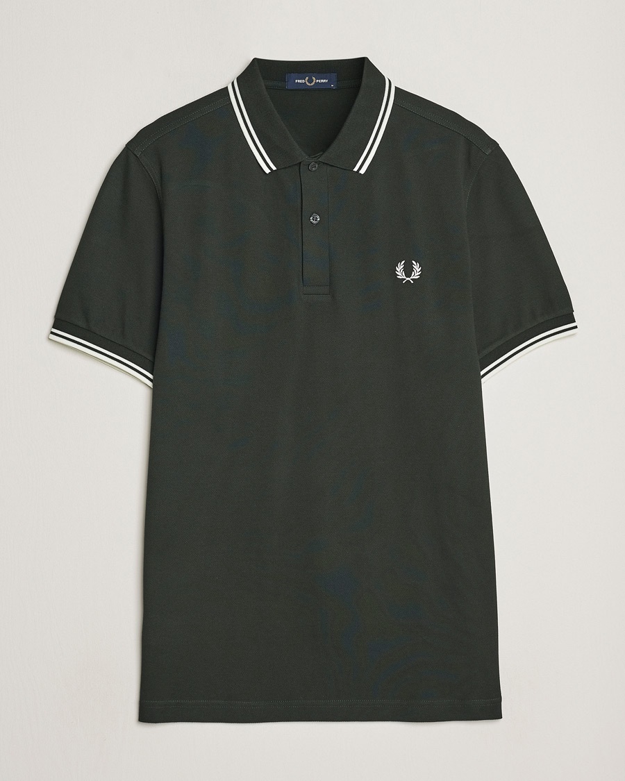 Fred Perry Twin Tipped Polo Shirt Night Green – Grønn