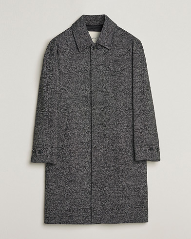 Herre | Frakker | GANT | Relaxed Fit Wool Coat Ebony Black