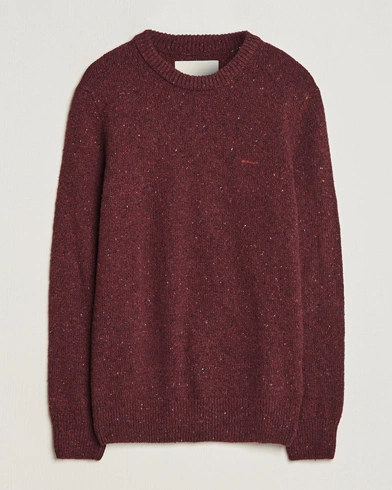 Herre | Salg klær | GANT | Neps Donegal Crew Neck Sweater Plumped Red