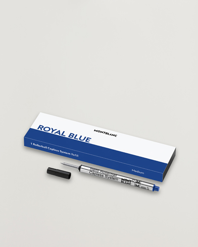 Herre | Penner | Montblanc | 1 Rollerball M Capless System Refill Royal Blue