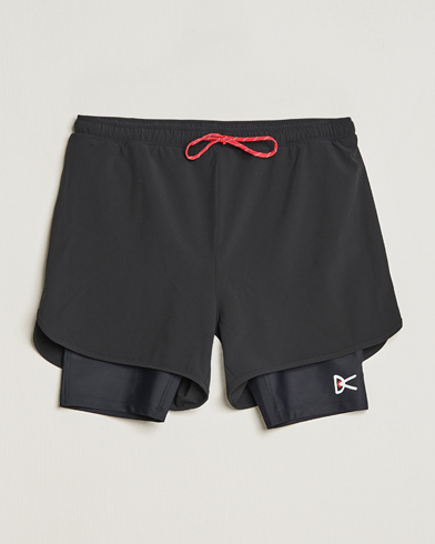 Herre | Shorts | District Vision | Layered Pocketed Trail Shorts Black