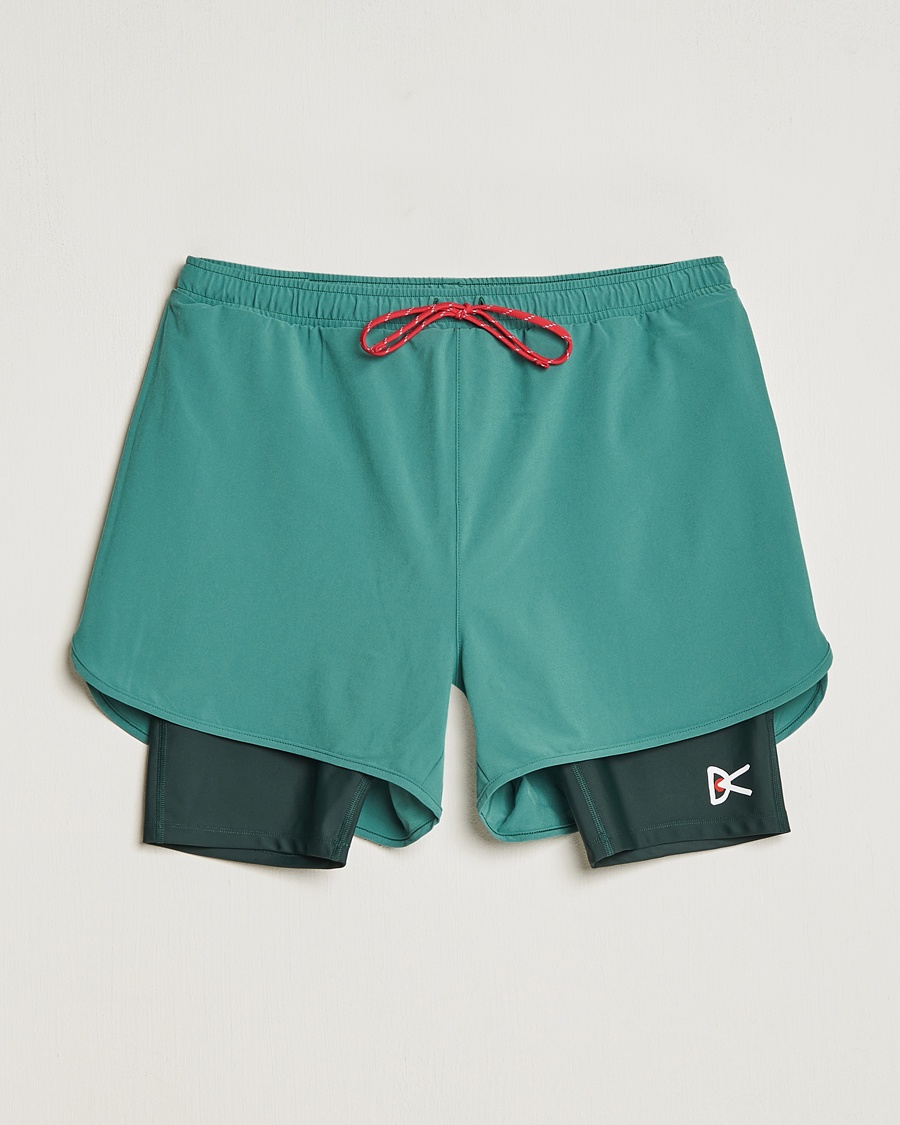 Herre | | District Vision | Layered Pocketed Trail Shorts Pine