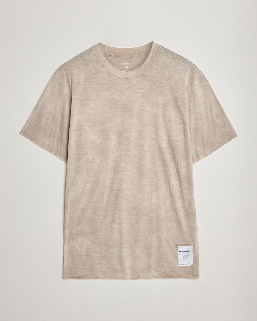 Herre | Running | Satisfy | CloudMerino T-Shirt Sun Bleached Greige