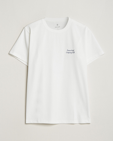 Herre | Japanese Department | Snow Peak | Camping Club T-Shirt White