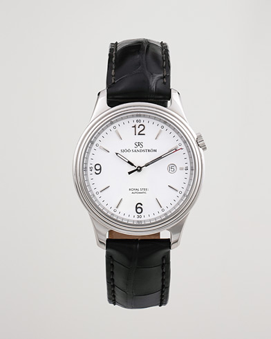 Herre | Pre-Owned & Vintage Watches | Sjöö Sandström Pre-Owned | Royal Steel Classic 41mm SS-1841-1 Steel White