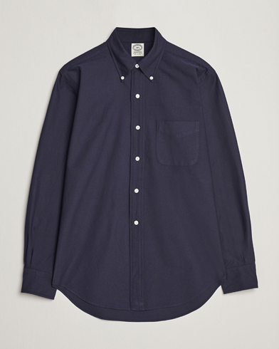 Herre | Nye produktbilder | Kamakura Shirts | Vintage Ivy Oxford Button Down Shirt Navy
