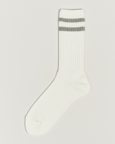 Herre |  | BEAMS PLUS | Schoolboy Socks White/Grey