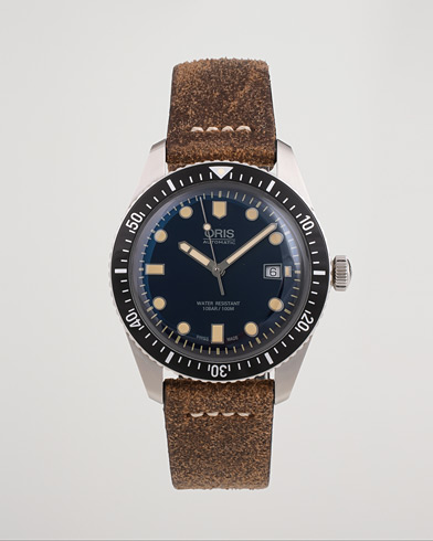 Herre | Pre-Owned & Vintage Watches | Oris Pre-Owned | Divers Sixty-Five Steel Blue