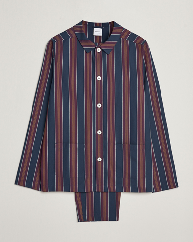 Herre | Pyjamaser og badekåper | Nufferton | Uno Old School Pyjama Set Navy/Orange