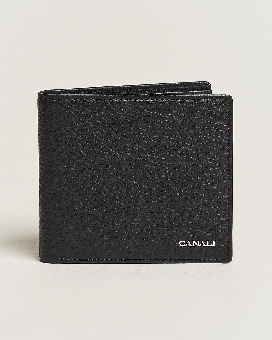 Herre | Kortholdere | Canali | Grain Leather Wallet Black
