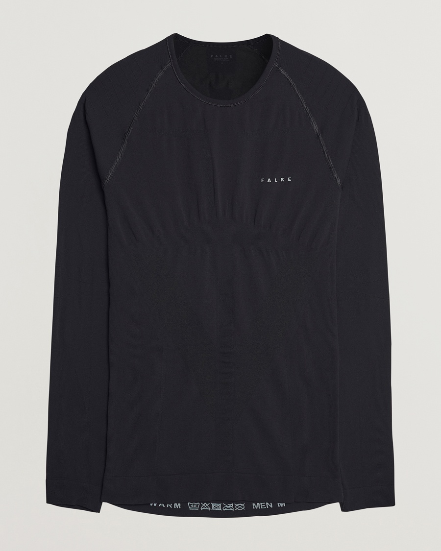 Herre | Training | Falke Sport | Falke Long Sleeve Warm Shirt Black