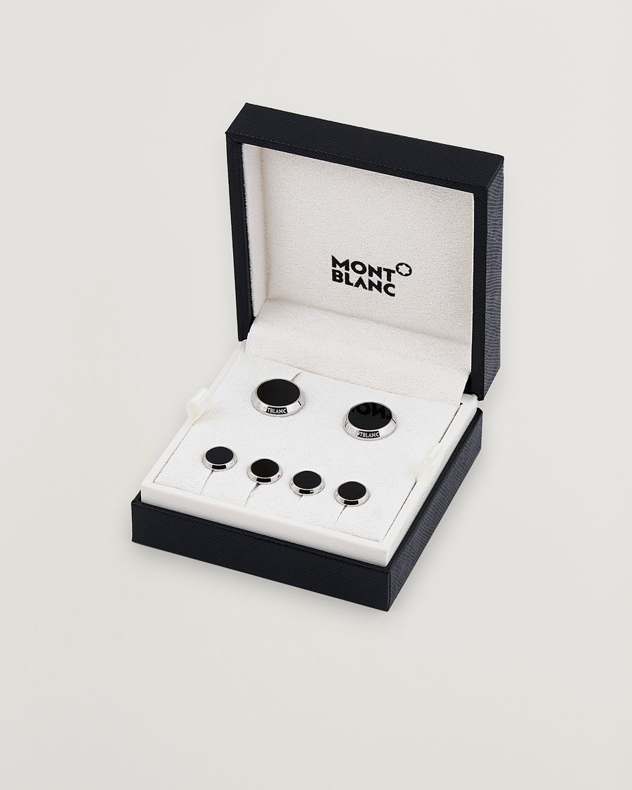 Herre | Feir nyttår med stil | Montblanc | Tux Studs Cufflink Steel Onyx