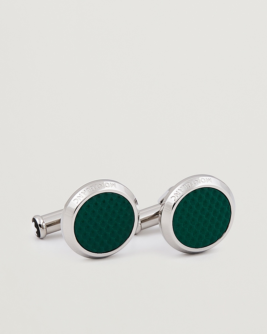 Montblanc Cufflinks Meisterstück Green Steel – Grønn