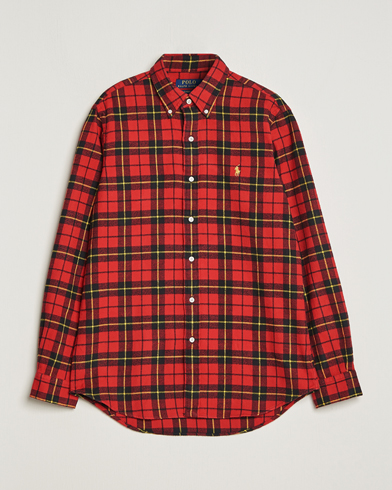 Herre | Flanellskjorter | Polo Ralph Lauren | Lunar New Year Flannel Checked Shirt Red/Black