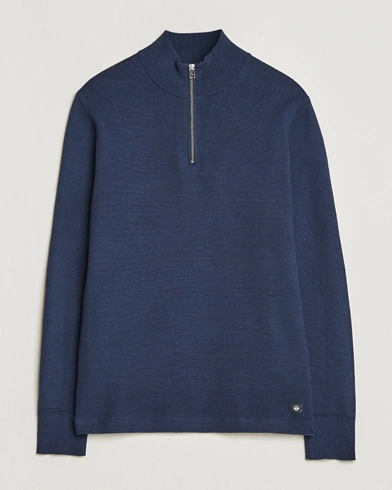 Herre |  | Dockers | Half Zip Sweater Navy Blazer