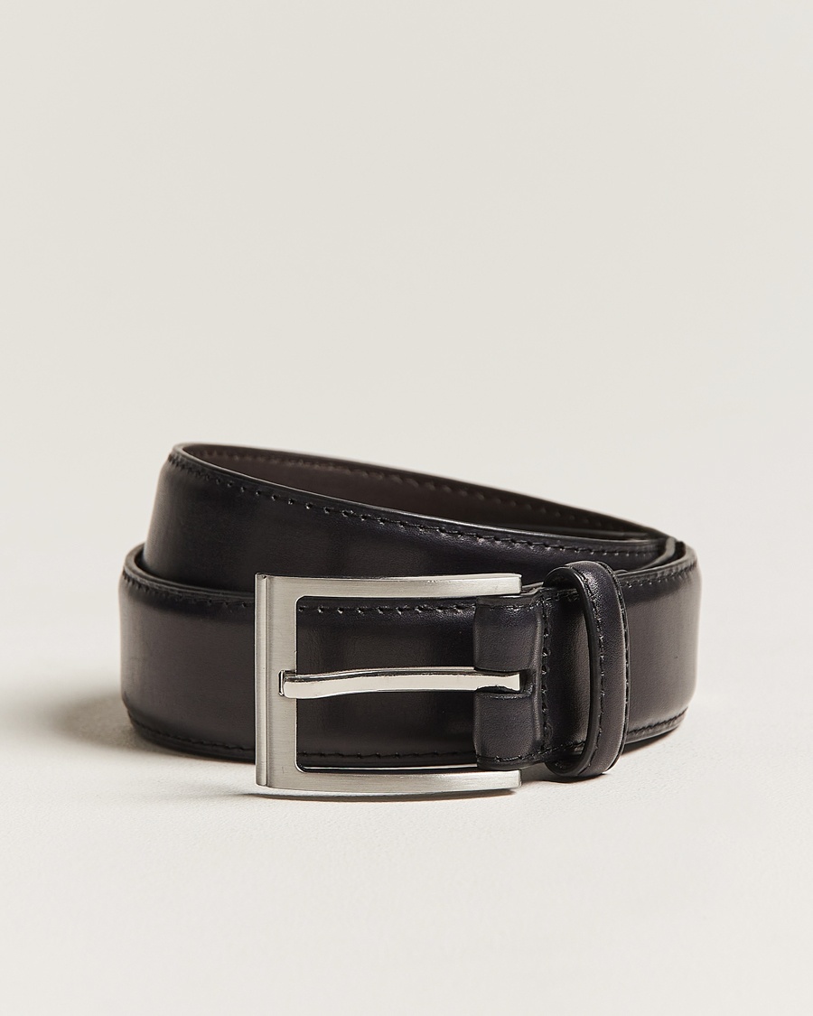 Loake Shoemakers Philip Leather Belt Black – Svart