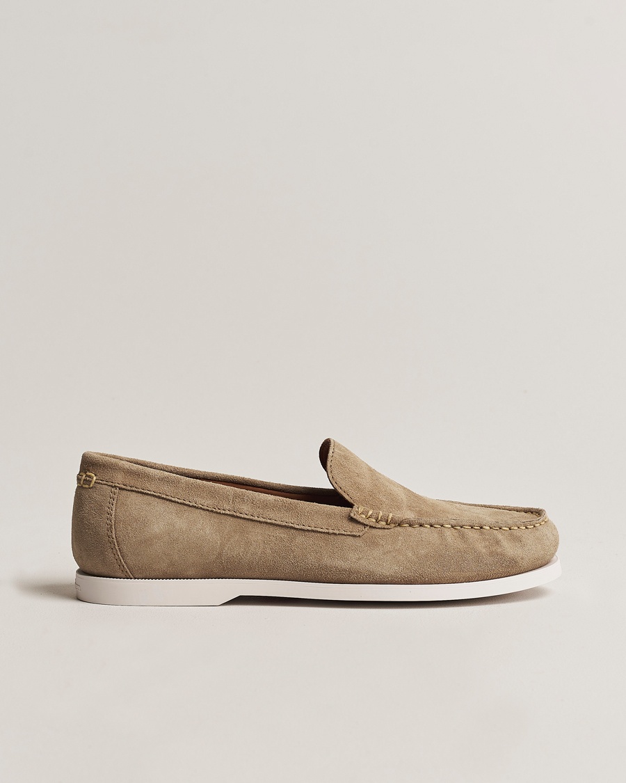  Polo Ralph Lauren Merton Casual Suede Loafer Dirty Buck – Beige
