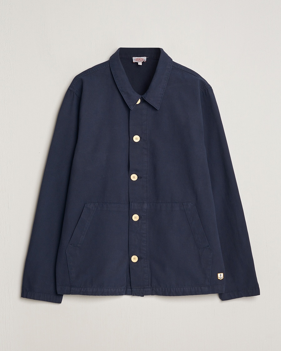 Herre | Overshirts | Armor-lux | Veste Pecheur Heritage Overshirt Deep Marine