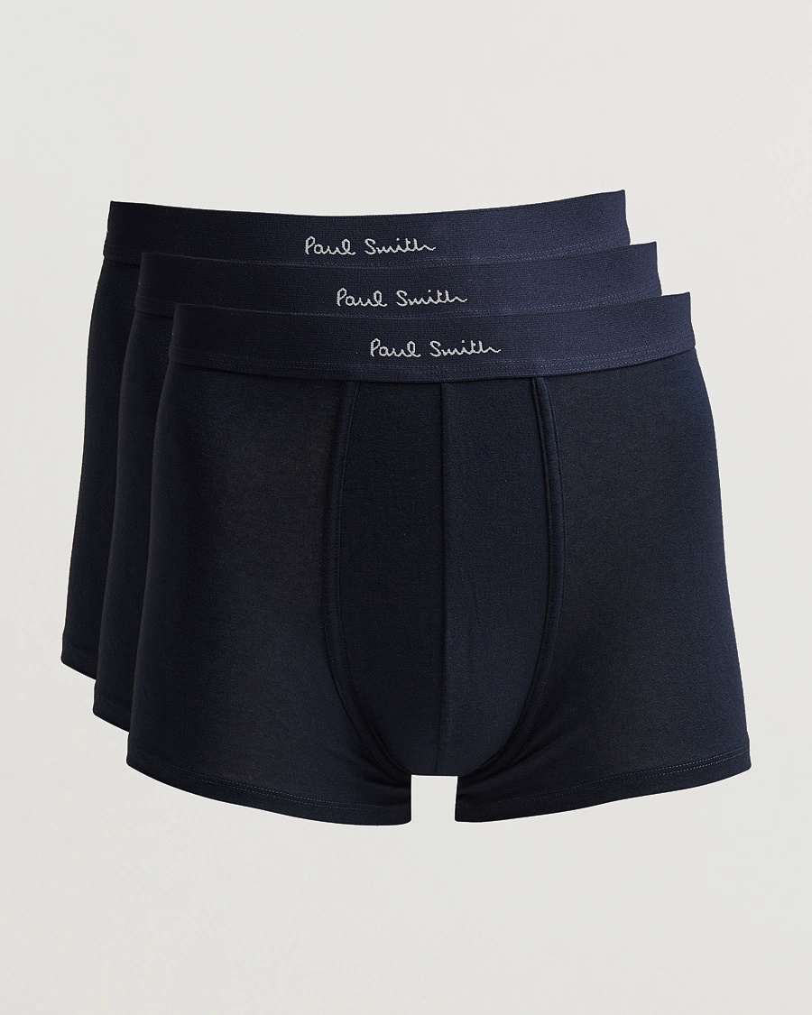 Paul Smith 3-Pack Trunk Navy – Blå