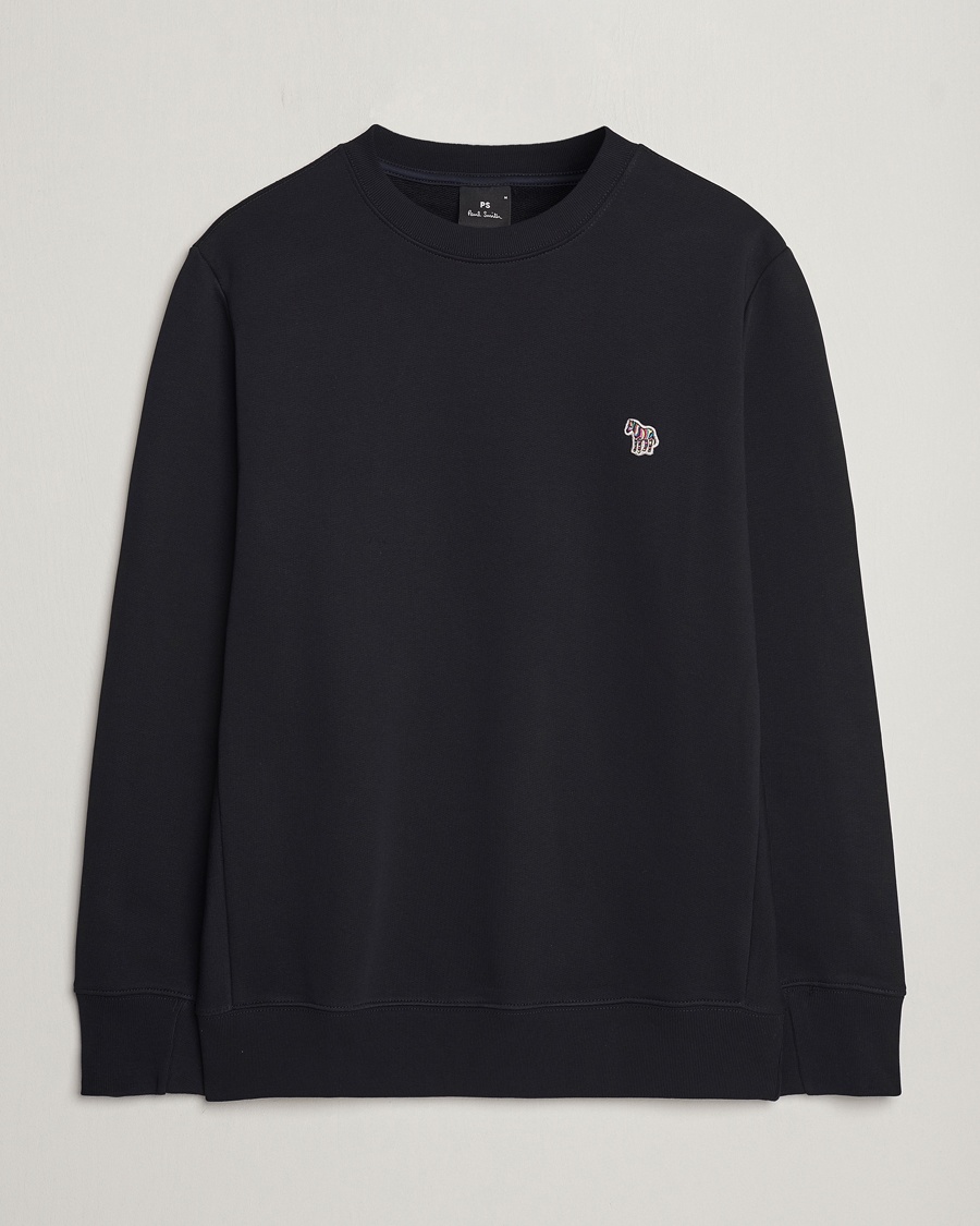Herre | PS Paul Smith | PS Paul Smith | Zebra Organic Cotton Sweatshirt Black