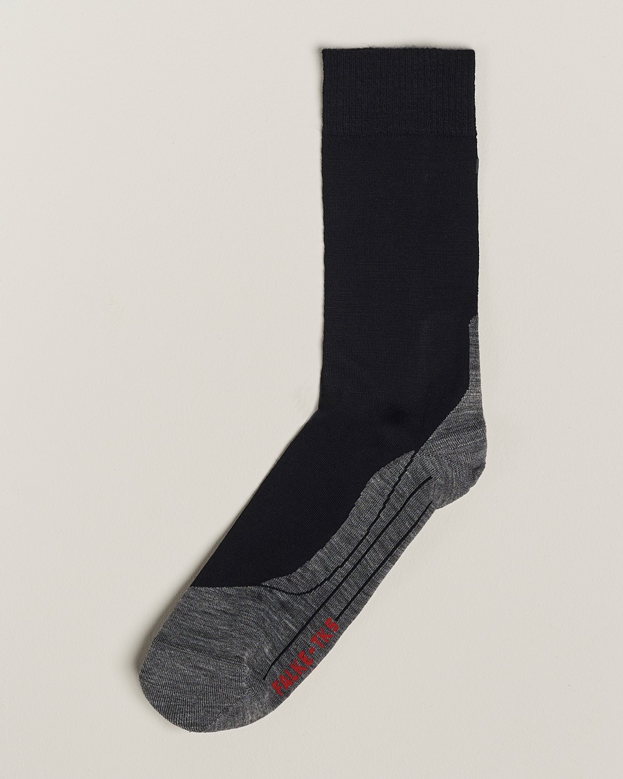 Herre | Sokker | Falke Sport | Falke TK5 Wander Trekking Socks Black Mix