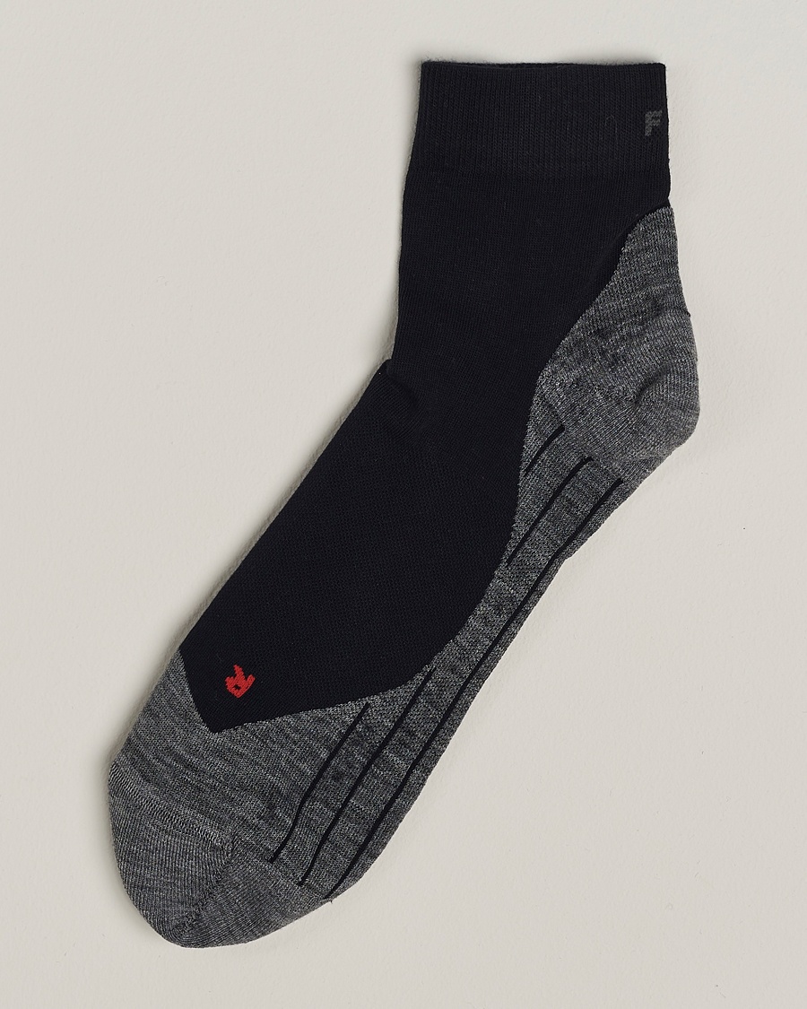Falke RU4 Endurance Short Running Socks Black Mix – Grå