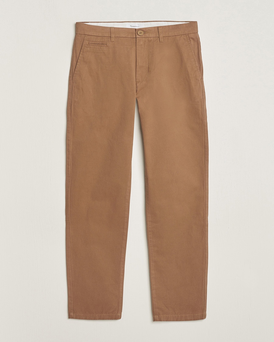 Herre | | KnowledgeCotton Apparel | Chuck Regular Cotton Twill Chino Tuffet