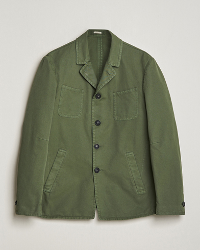 Herre |  | Massimo Alba | Solex Cotton Work Jacket Military Green
