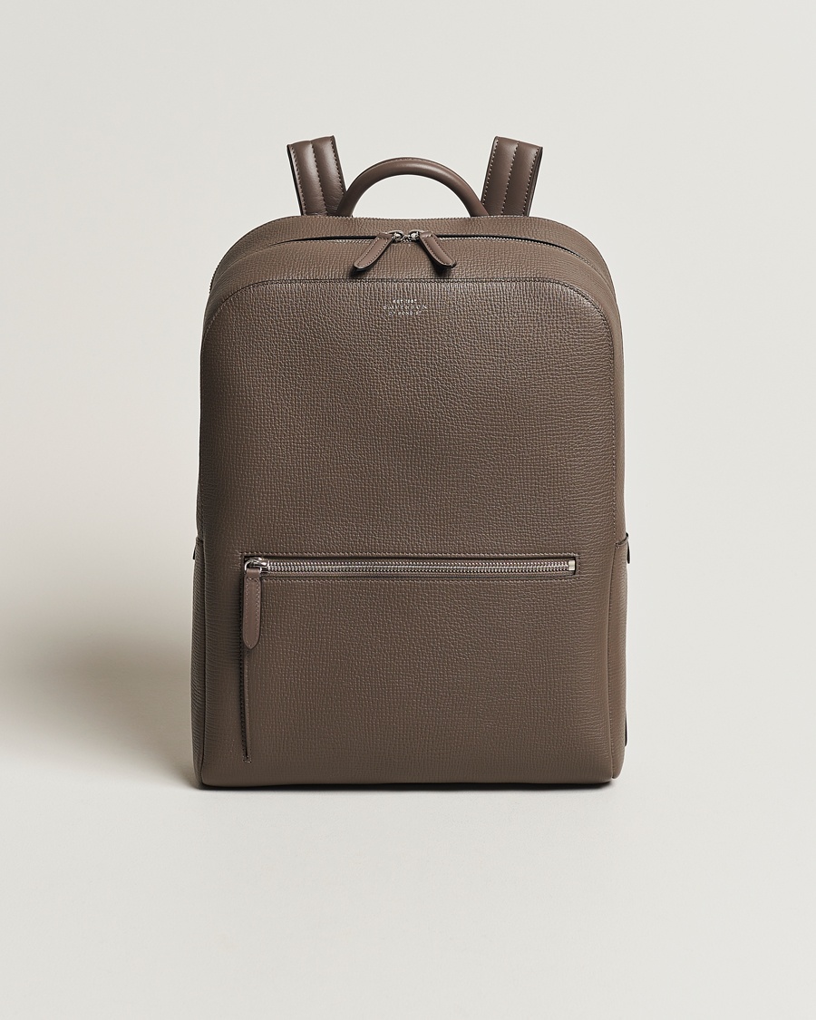 Herre | Ryggsekker | Smythson | Ludlow Zip Around Backpack Dark Taupe