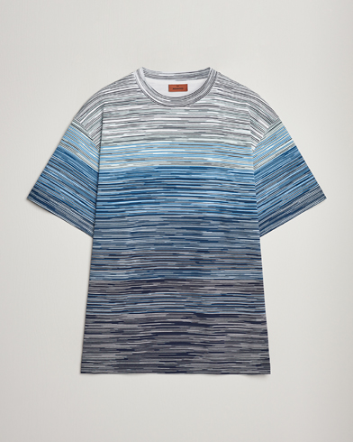 Herre | Missoni | Missoni | Space Dyed T-Shirt Blue