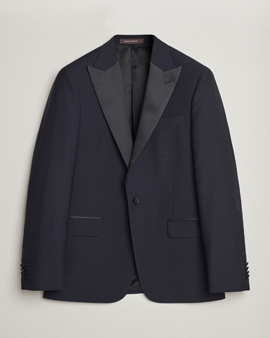 Herre | Feir nyttår med stil | Oscar Jacobson | Frampton Wool Tuxedo Blazer Navy