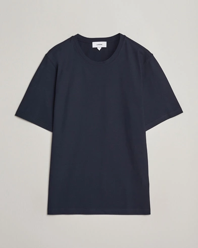 Herre |  | Lardini | Ice Cotton T-Shirt Navy