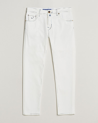 Herre | Italian Department | Jacob Cohën | Scott Portofino Slim Fit Stretch Jeans White