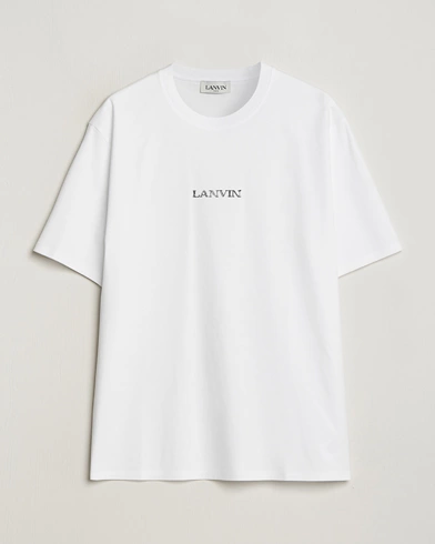 Herre | Lanvin | Lanvin | Embroidered Logo T-Shirt White