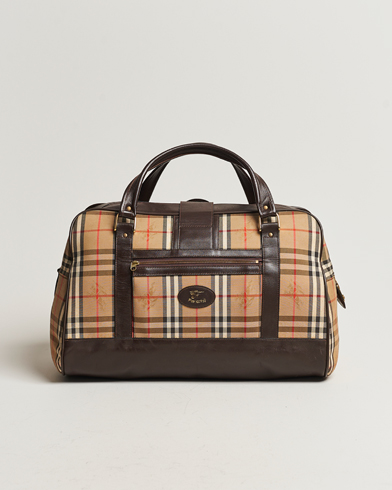 Herre | Pre-Owned & Vintage Bags | Burberry Pre-Owned | Carry On Travel Bag Haymarket Check