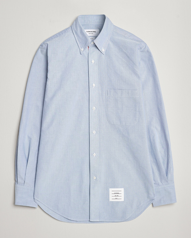 Herre |  | Thom Browne | Constrast Placket Oxford Shirt Light Blue
