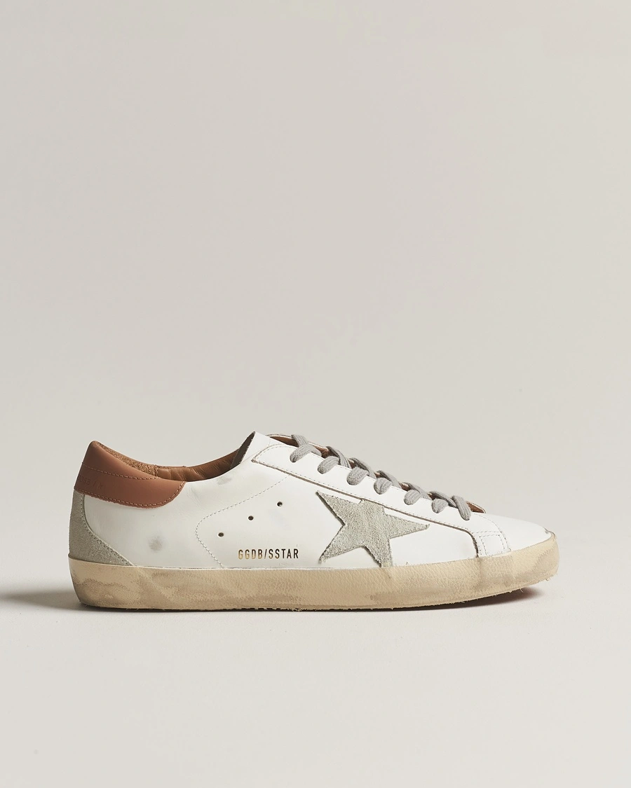 Herre | Sko | Golden Goose | Super-Star Sneakers White/Caramel