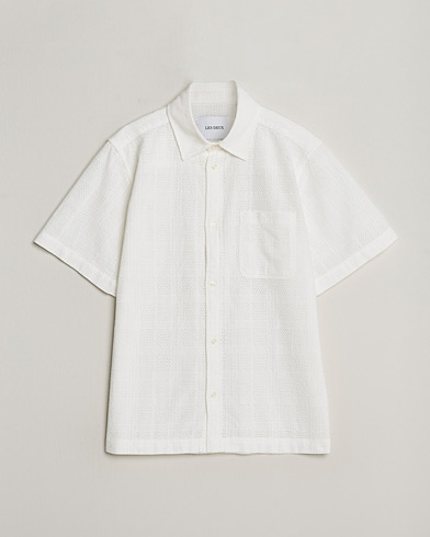 Herre | Nye varemerker | LES DEUX | Charlie Short Sleeve Shirt Light Ivory