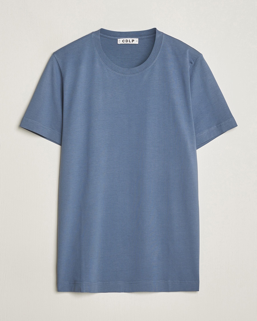 Herre | Klær | CDLP | Crew Neck Tee Steel Blue