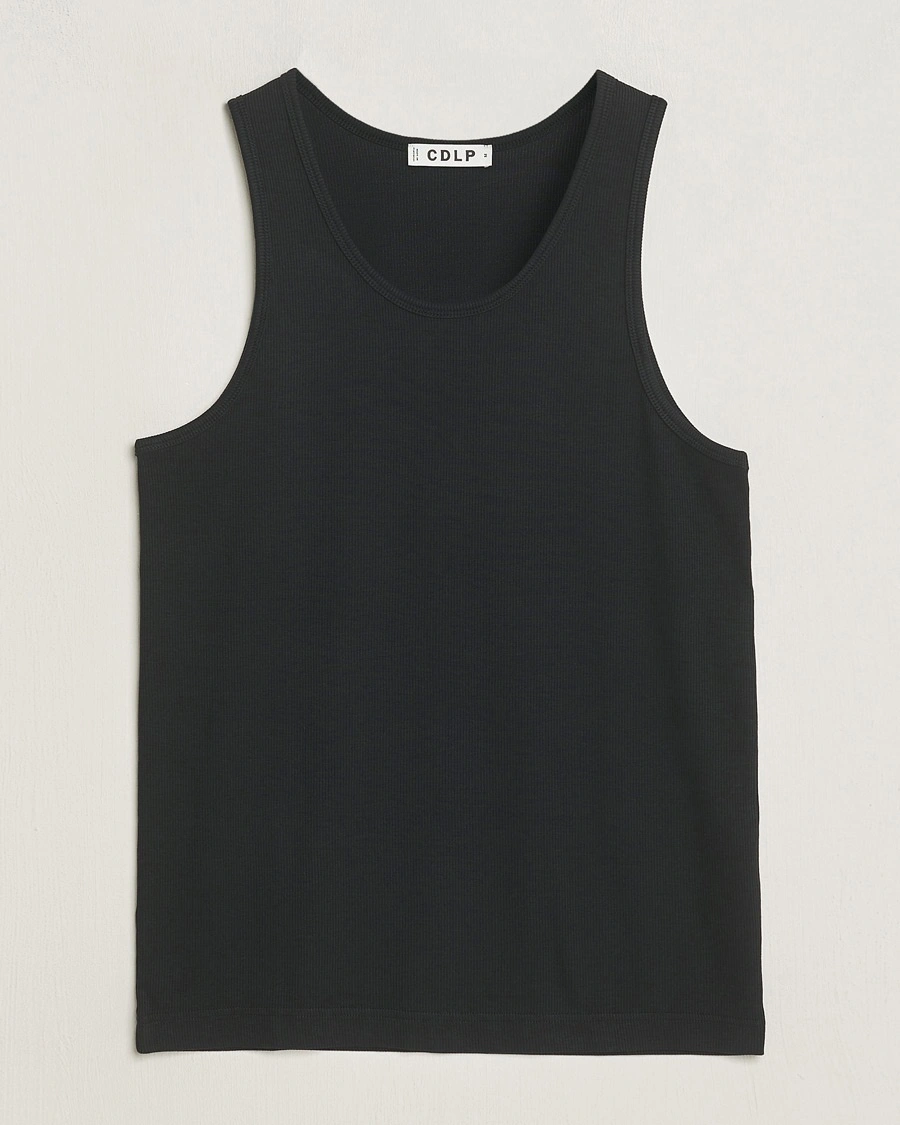 CDLP Rib Tank Top Off Black – Svart