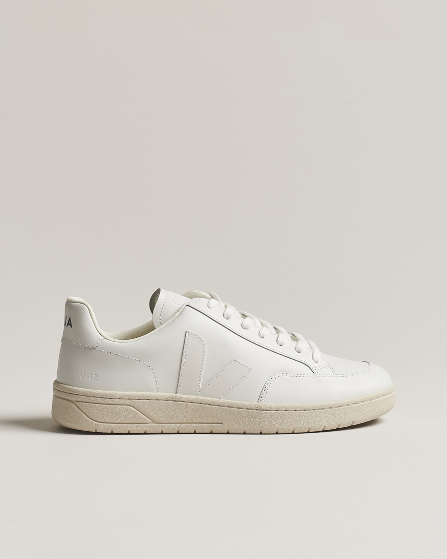  V-12 Leather Sneaker Extra White