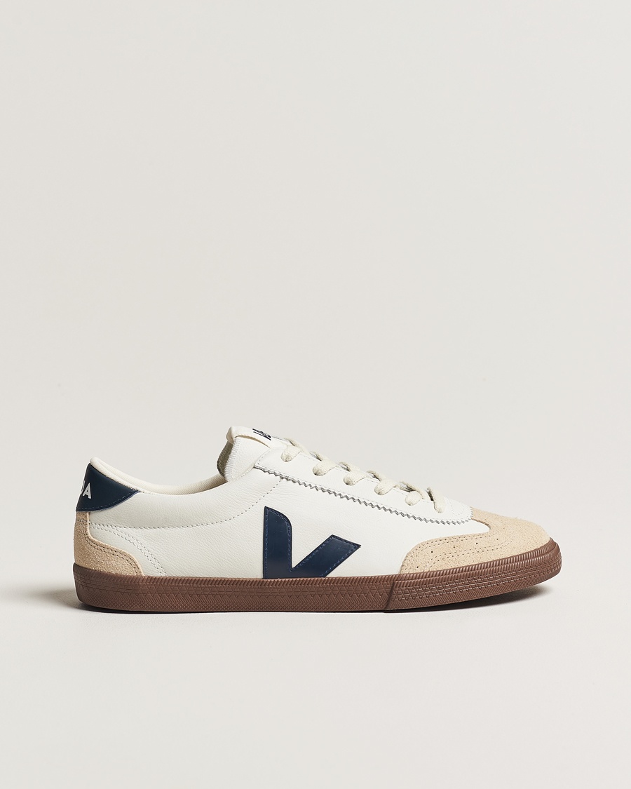 Veja Volley Sneaker White/Nautico Bark – Hvit