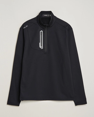 Herre |  | RLX Ralph Lauren | Luxury Jersey Half Zip Polo Black